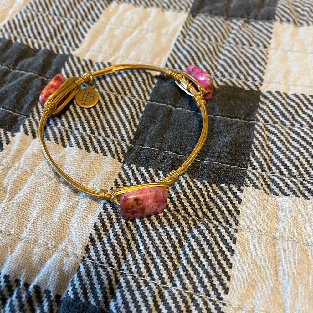 Pink Bourbon and Boweties bracelet